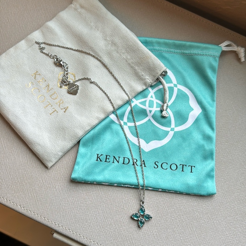 Kendra Scott silver cross necklace